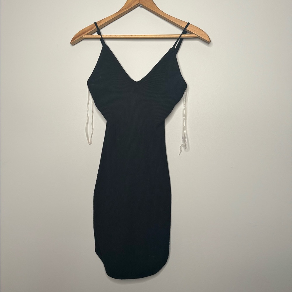 REVAMPED BLACK MINI DRESS